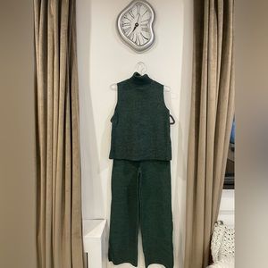 ✨NWT✨Zara Knit Green Sweater Set